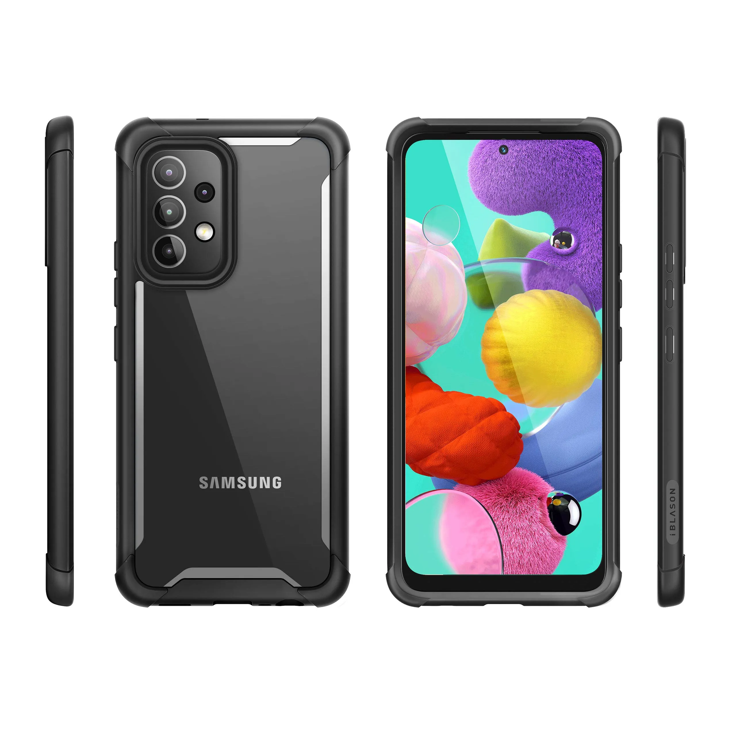Galaxy A33 Ares Lite Bumper Case - Black