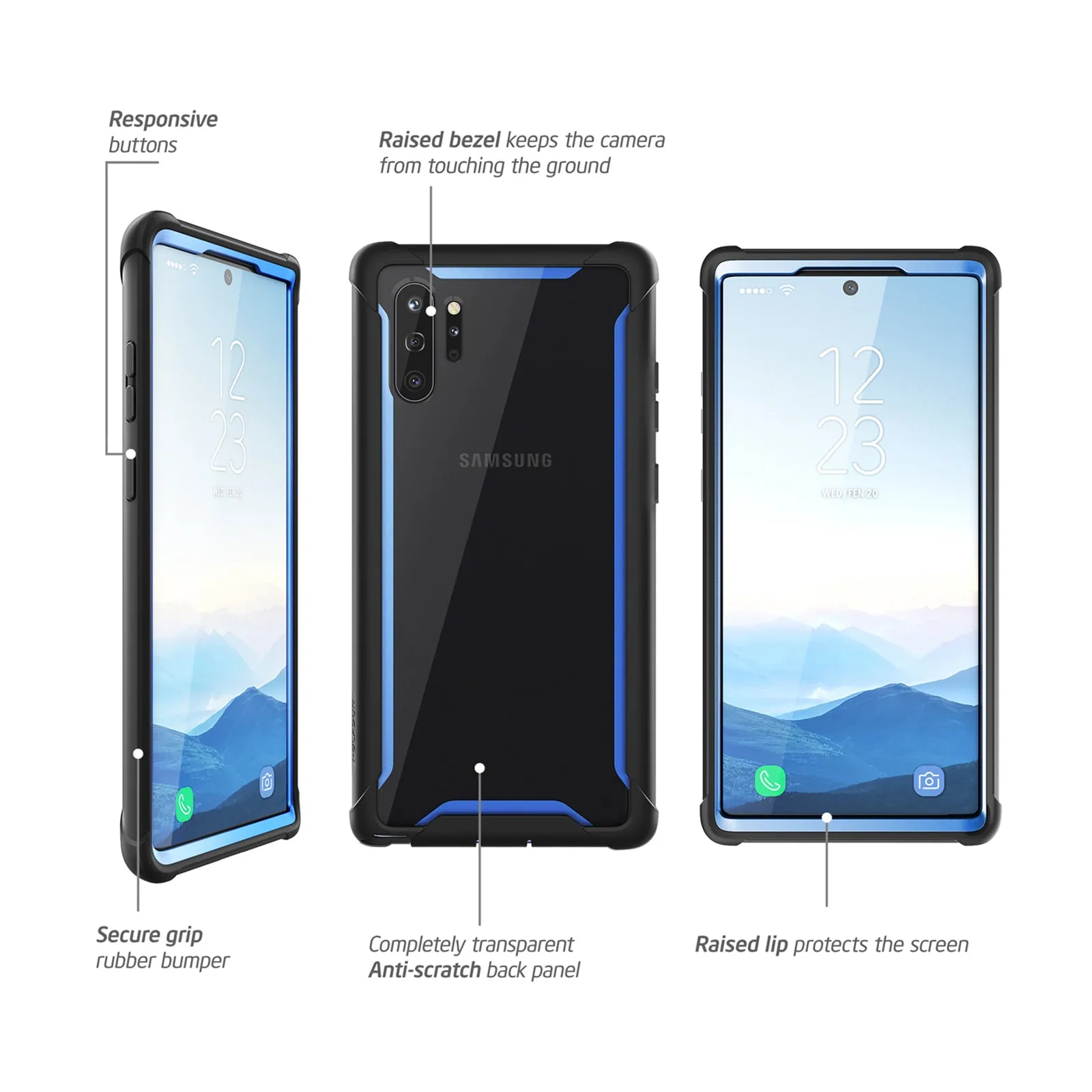 Galaxy Note10 Plus Ares Case - Blue