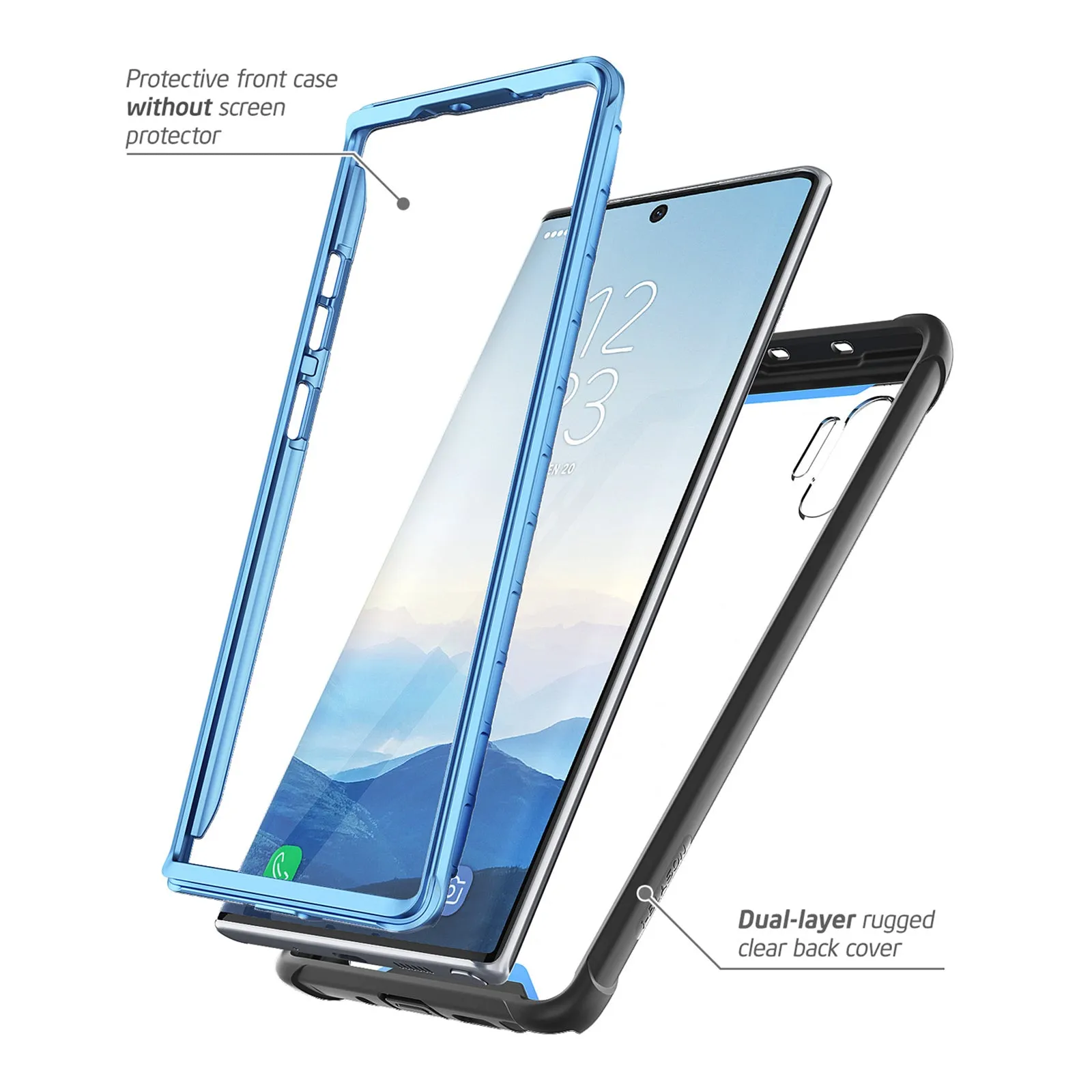 Galaxy Note10 Plus Ares Case - Blue