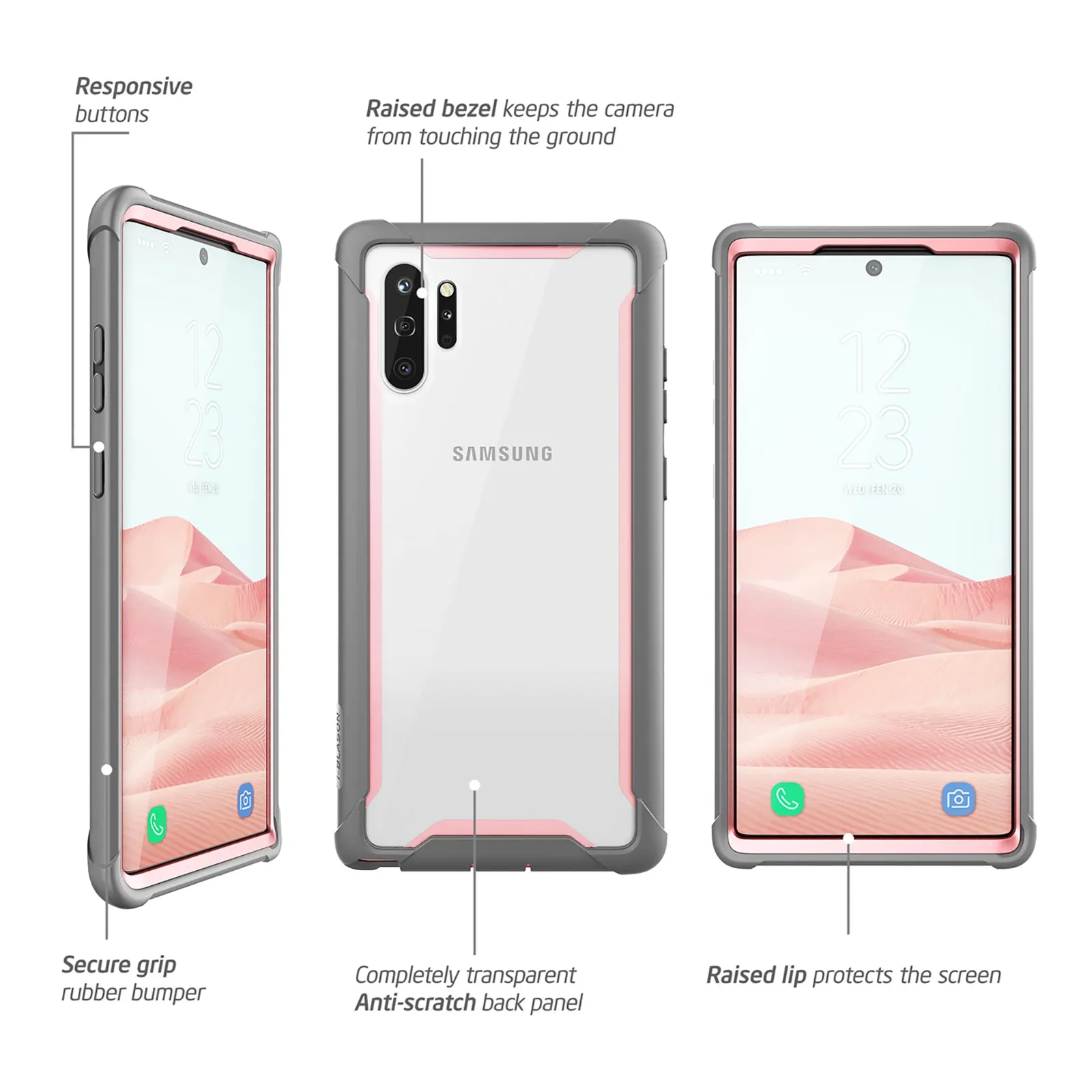 Galaxy Note10 Plus Ares Case - Pink