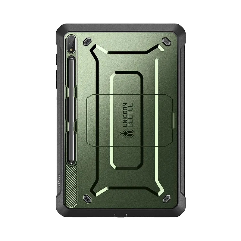 Galaxy Tab S7 FE 12.4 inch Unicorn Beetle Pro Rugged Case-Dark Green