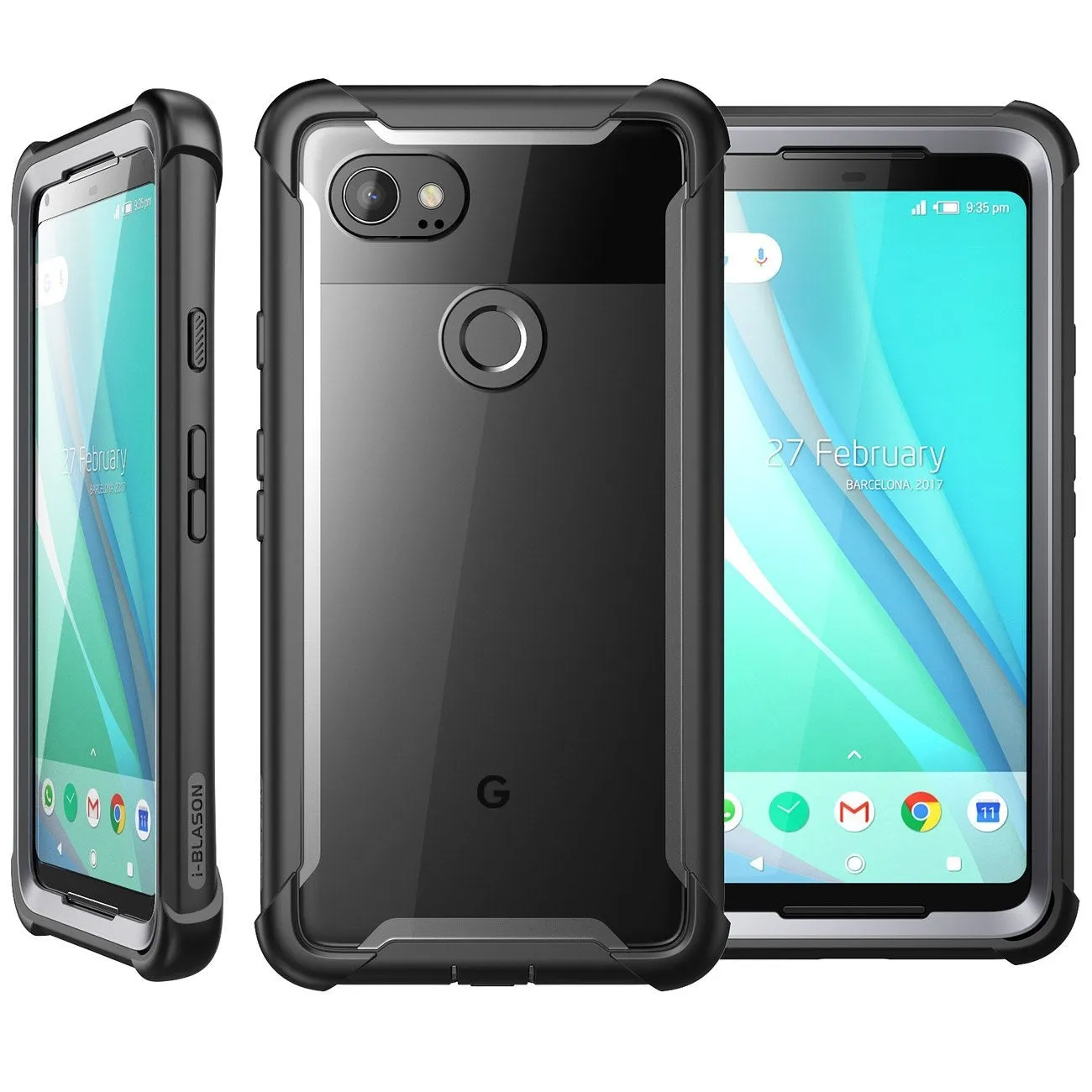 Google Pixel 2 XL Ares Case-Black