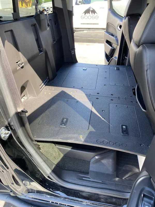 Goose Gear- Chevy Colorado 2015-Present 2nd Gen. Crew Cab - Second Row Seat Delete Plate System
