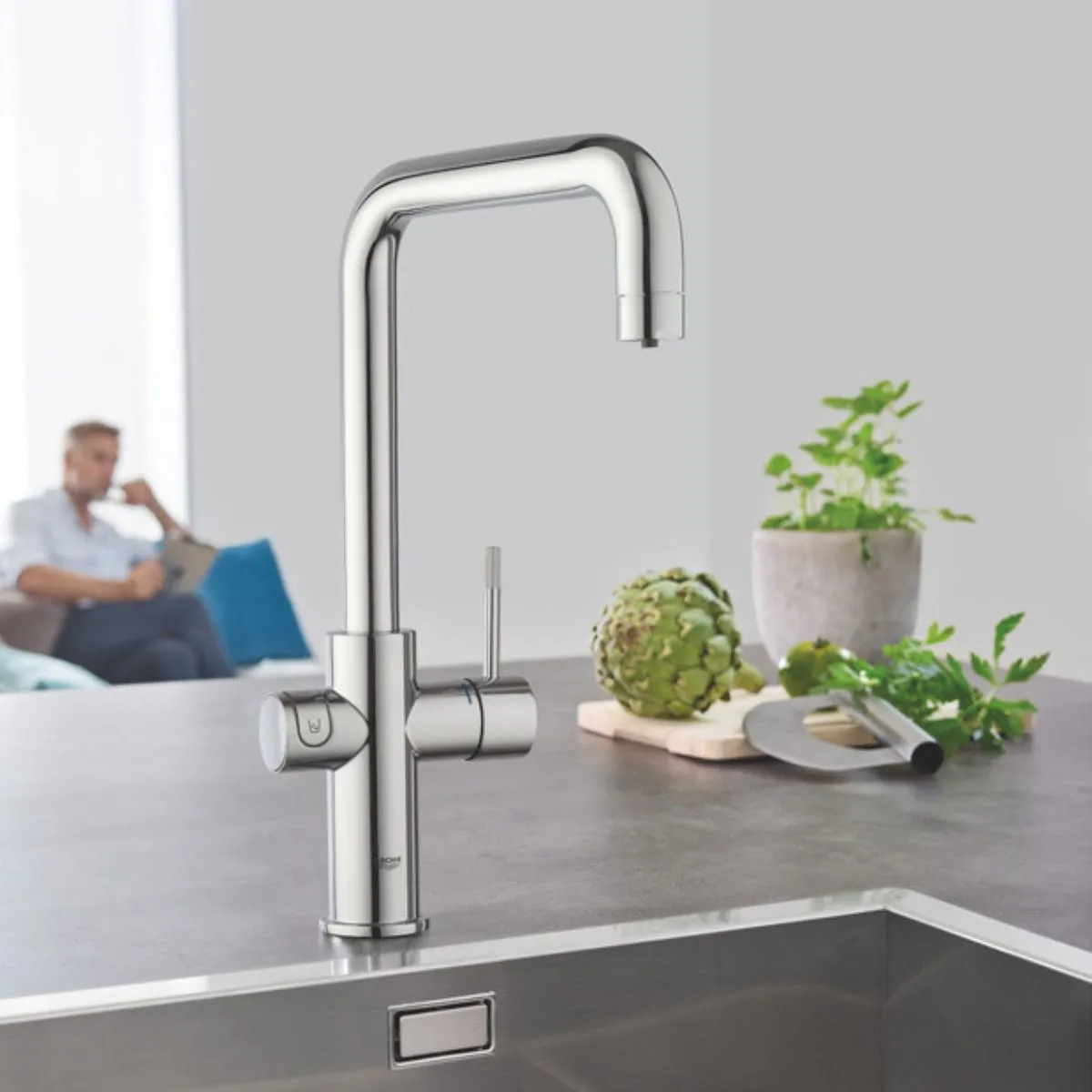 Grohe Blue Home U Spout Filtered Water Mixer Tap