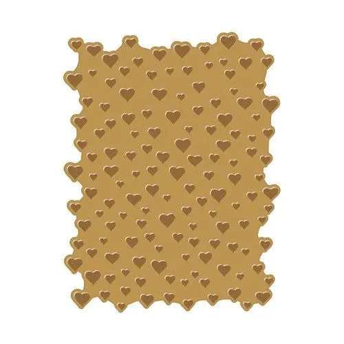 Hearts hot foil plate by hero arts