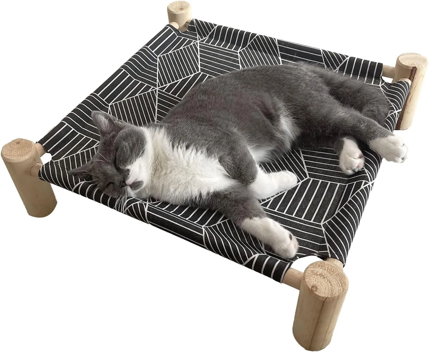 Hexagonal Foldable Outdoor Dog Bed – Cooling Elevated Cot