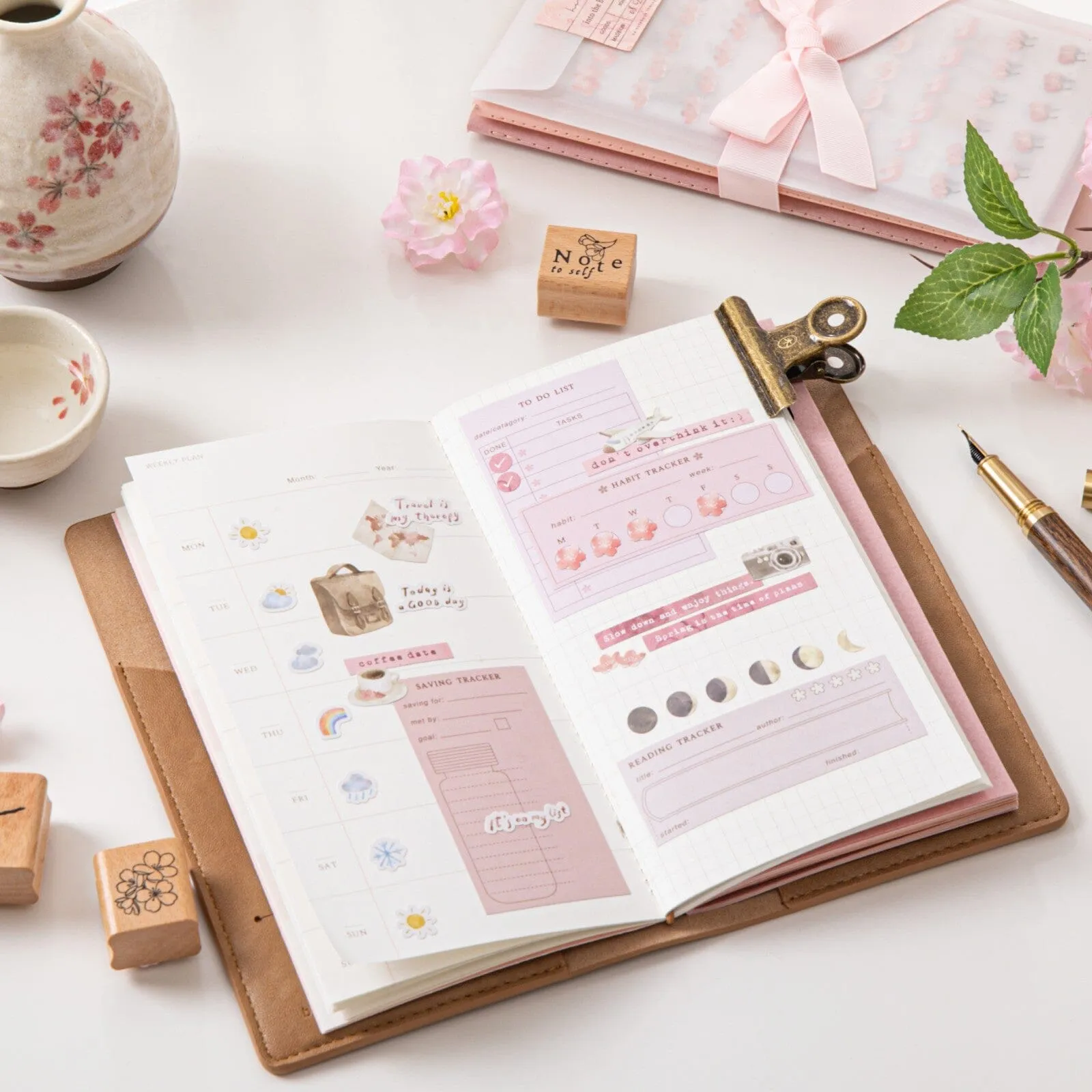 Hinoki - ‘Into the Blossom’ Mixed Insert   Sticker Set