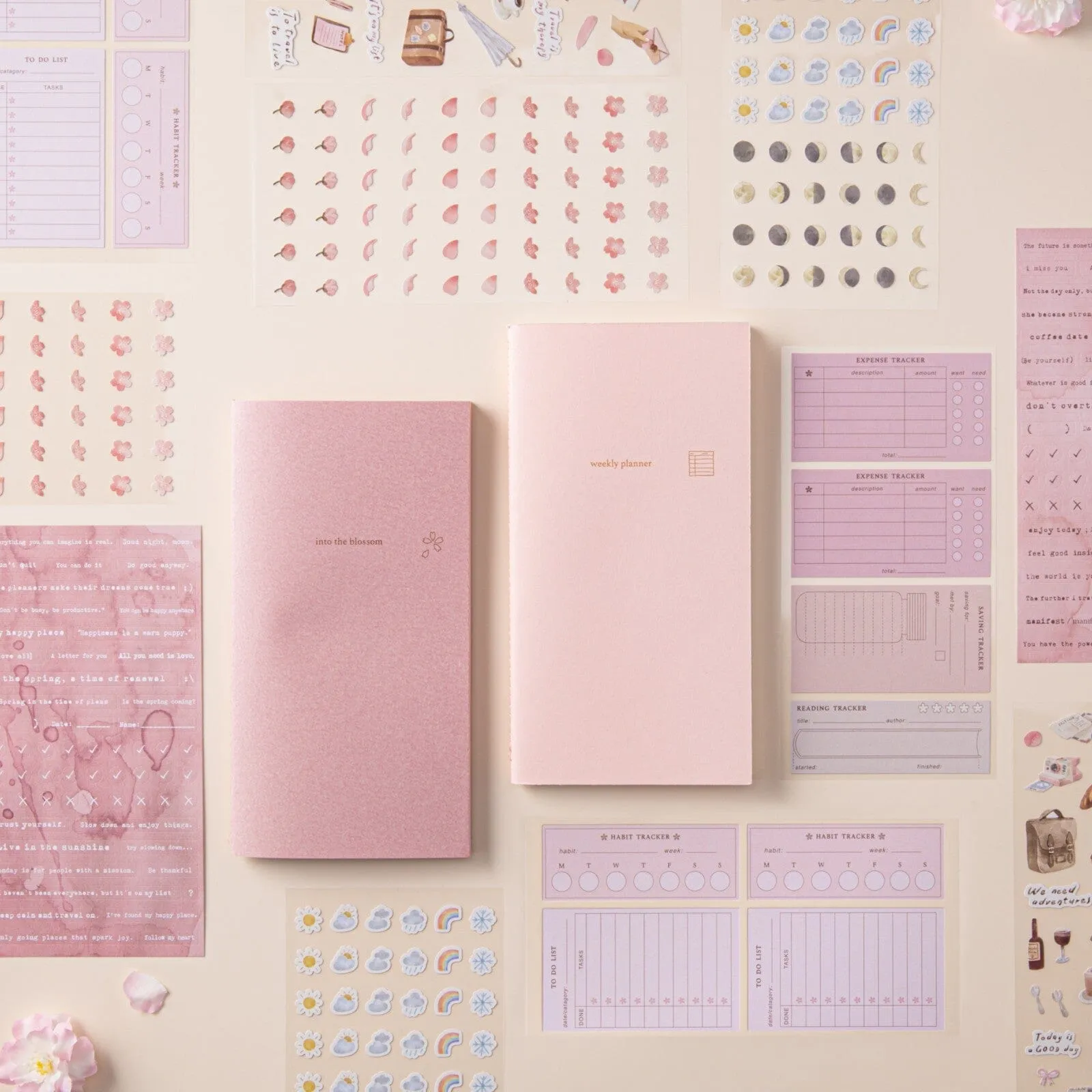 Hinoki - ‘Into the Blossom’ Mixed Insert   Sticker Set