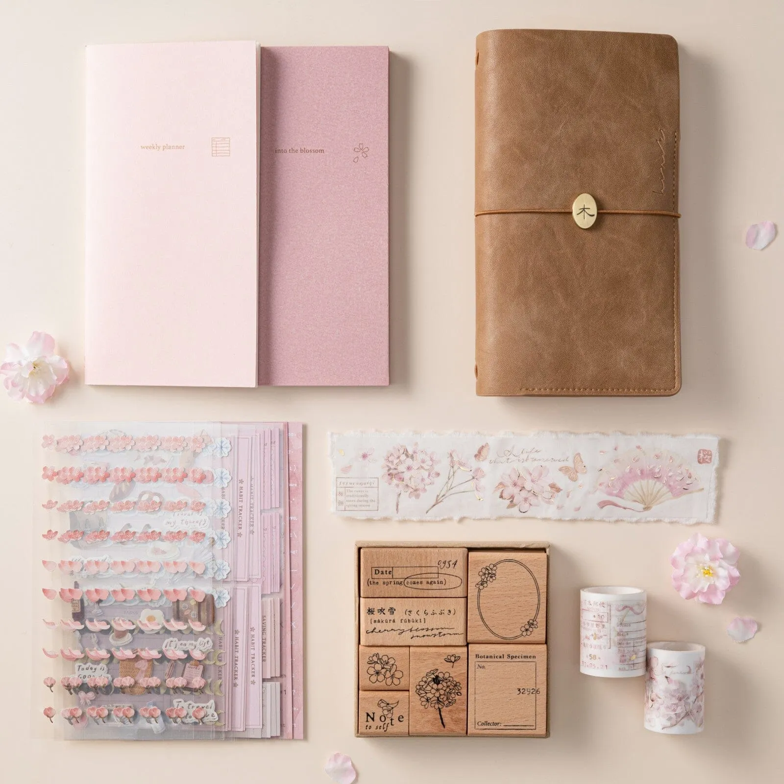 Hinoki - ‘Into the Blossom’ Mixed Insert   Sticker Set