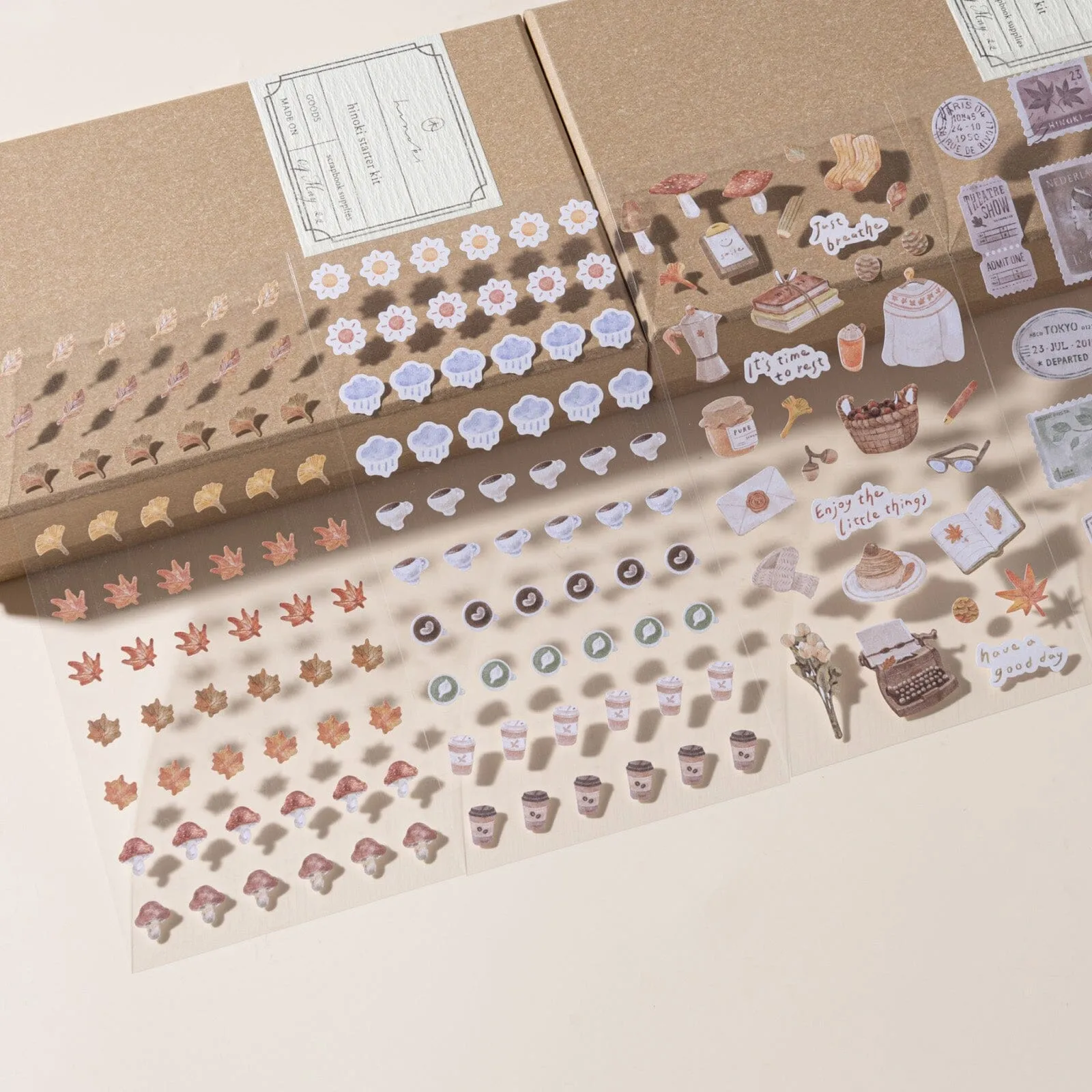 Hinoki - ‘Into the Fall’ Mixed Insert   Sticker Set
