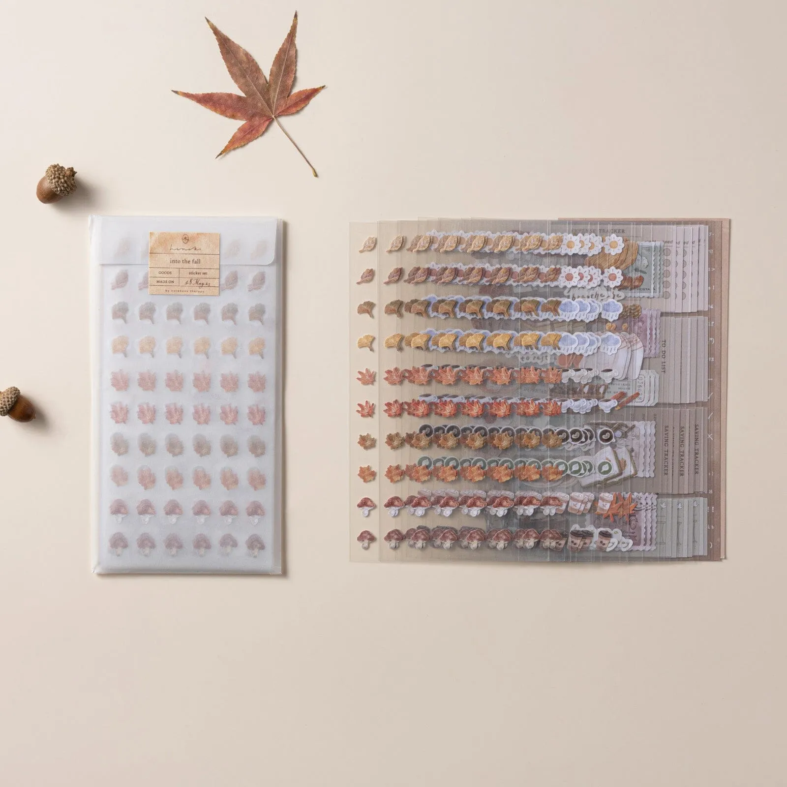 Hinoki - ‘Into the Fall’ Mixed Insert   Sticker Set
