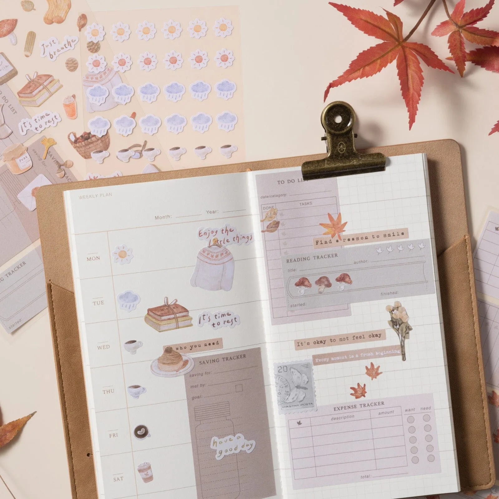 Hinoki - ‘Into the Fall’ Mixed Insert   Sticker Set