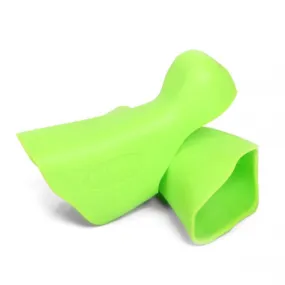 Hudz Medium Compound Enhancement Brake Hoods for Shimano Ultegra 6700 - Milano Lime Green
