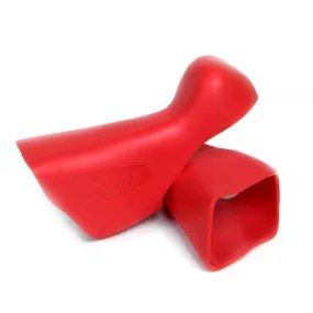 Hudz Soft Compound Enhancement Brake Hoods for Shimano Ultegra 6700 - Roubaix Red