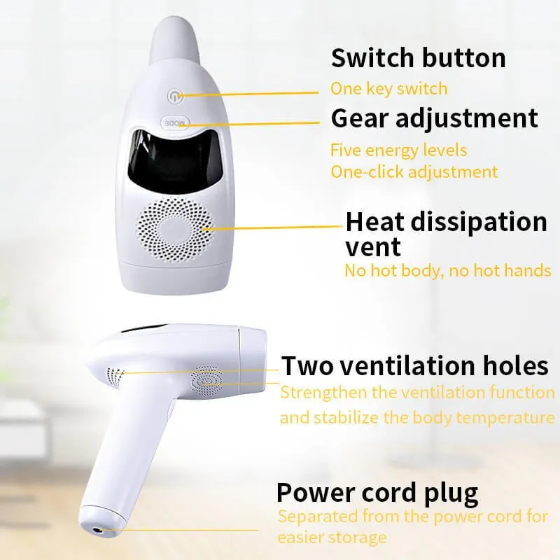 IPL Hair removal Device For Permanent Hair Loss With 990 000 Flashes