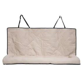 Julibee's X-Large Dog Car Seat Bolster | Safety belt included | Brown