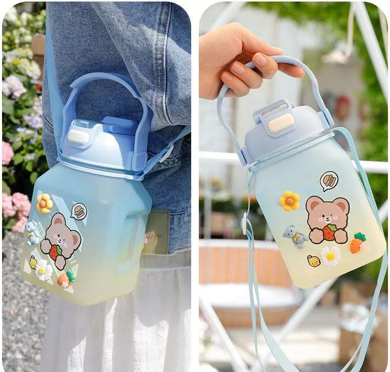 Kawaii Frosted Water Bottles