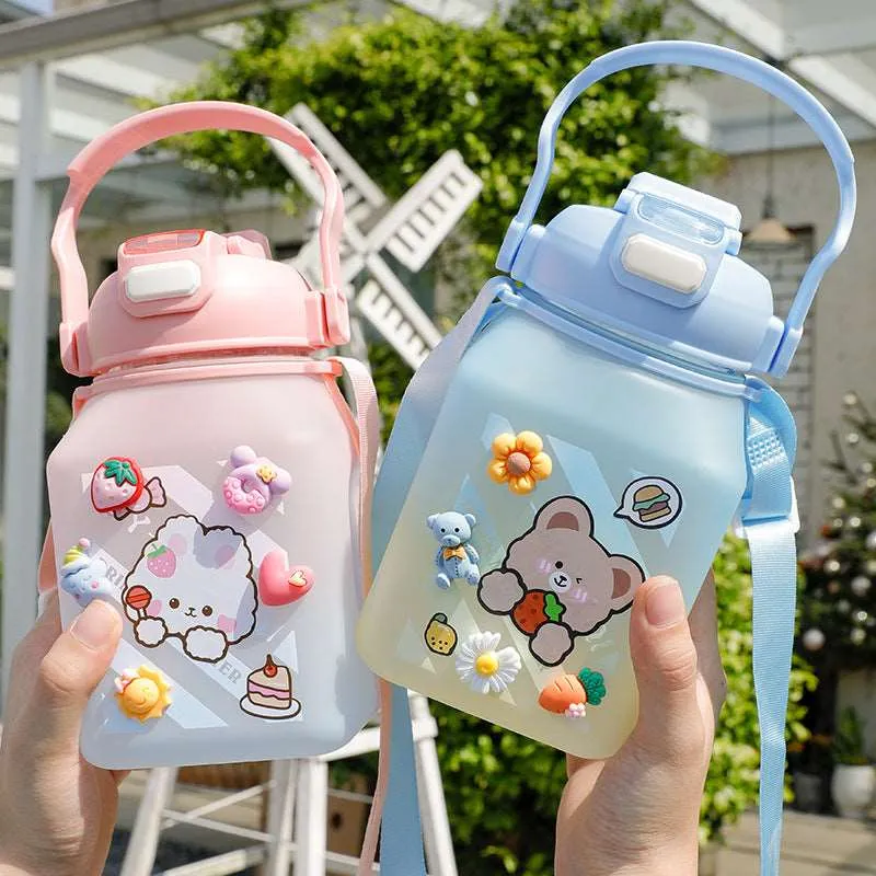 Kawaii Frosted Water Bottles