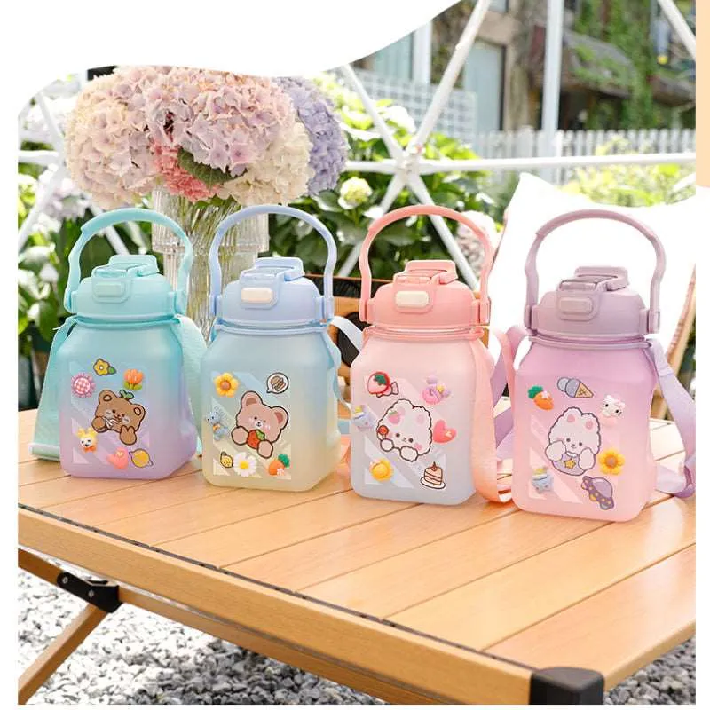 Kawaii Frosted Water Bottles