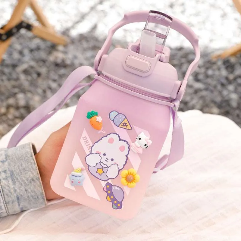 Kawaii Frosted Water Bottles