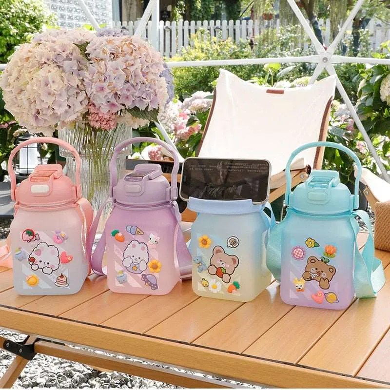 Kawaii Frosted Water Bottles
