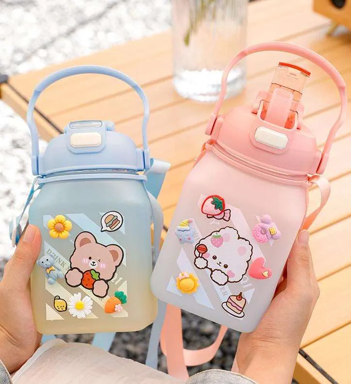 Kawaii Frosted Water Bottles