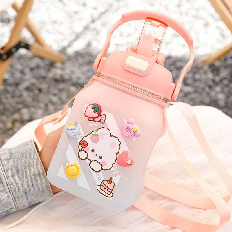 Kawaii Frosted Water Bottles