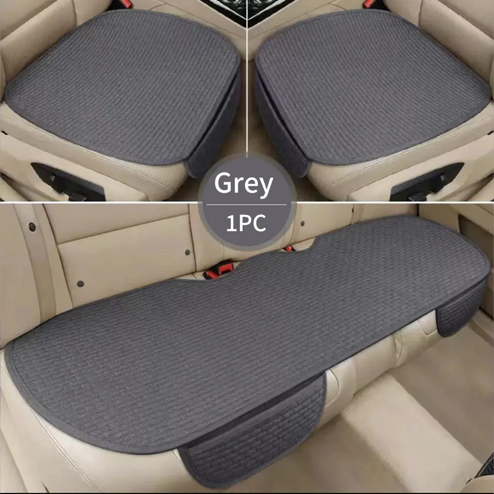 Linen Car Seat Cushion Pad (1 Pc)
