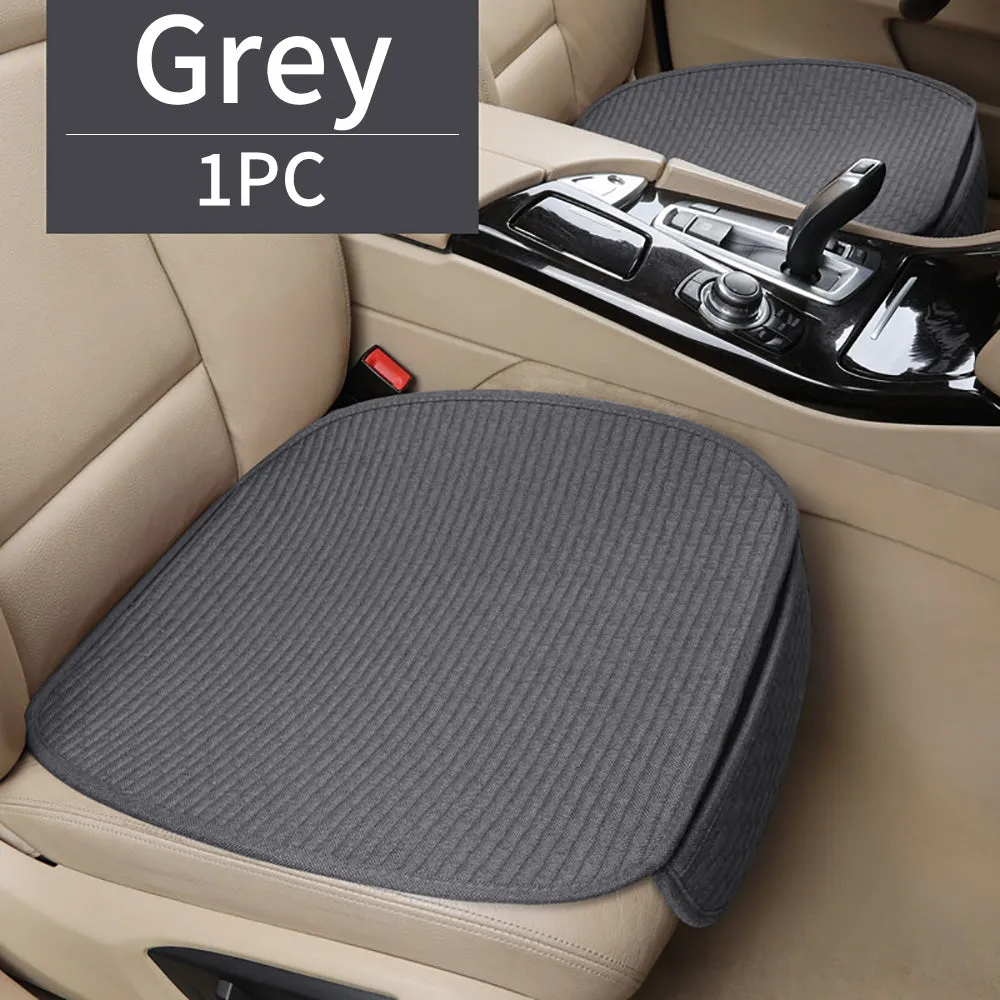 Linen Car Seat Cushion Pad (1 Pc)