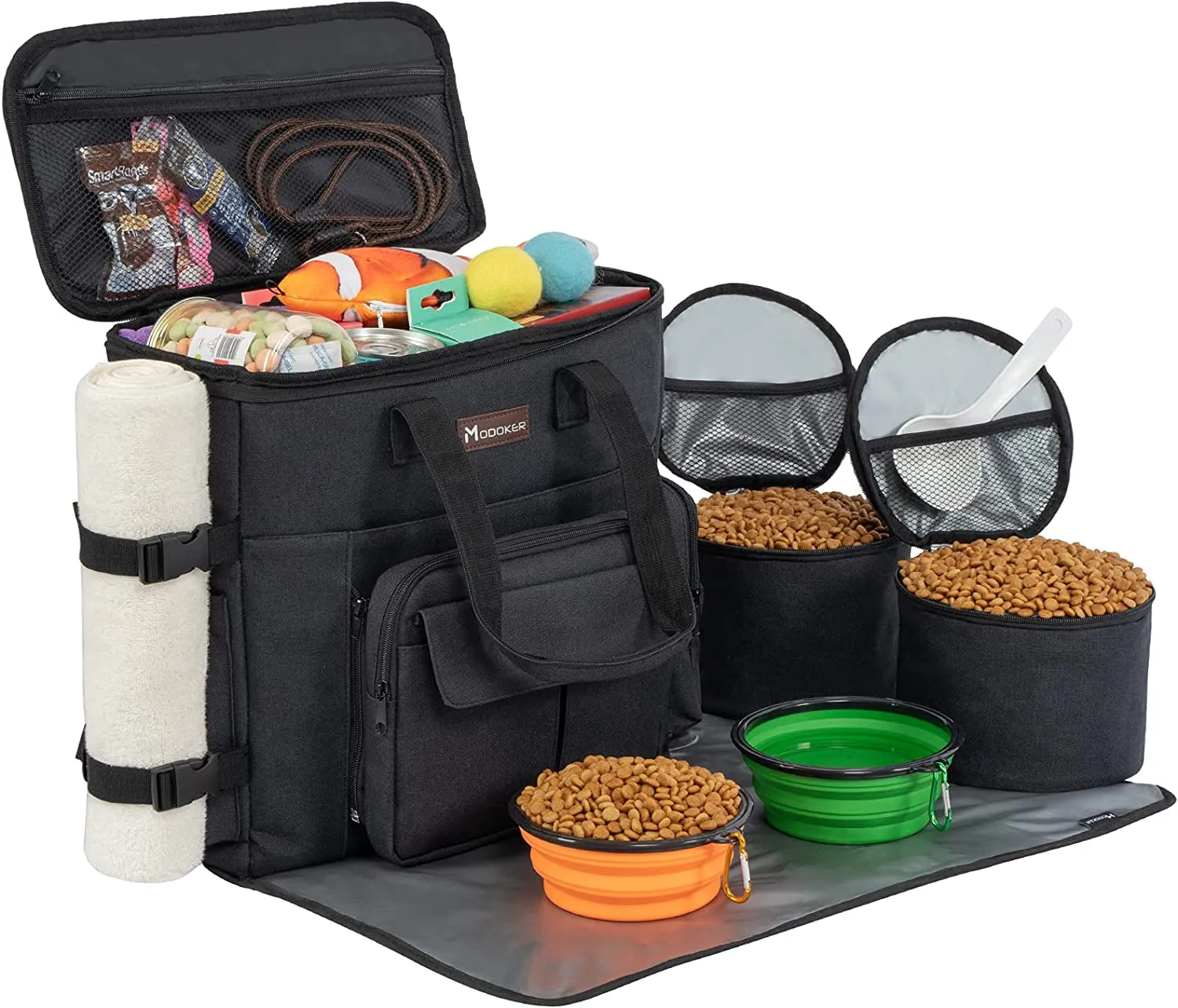 Modoker Weekend Pet Travel Set – Airline Approved Dog Travel Bag Kit