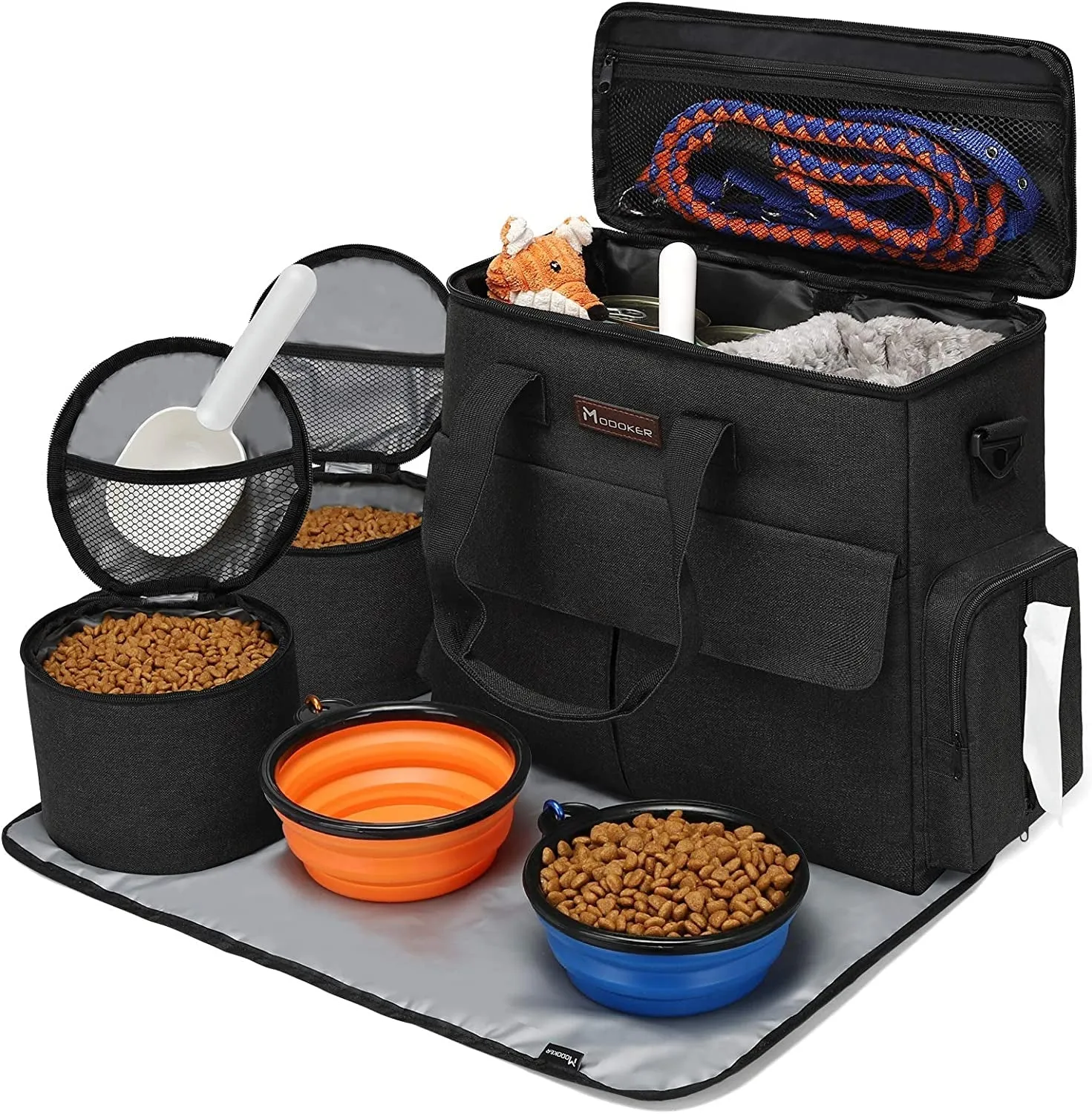 Modoker Weekend Pet Travel Set – Airline Approved Dog Travel Bag Kit