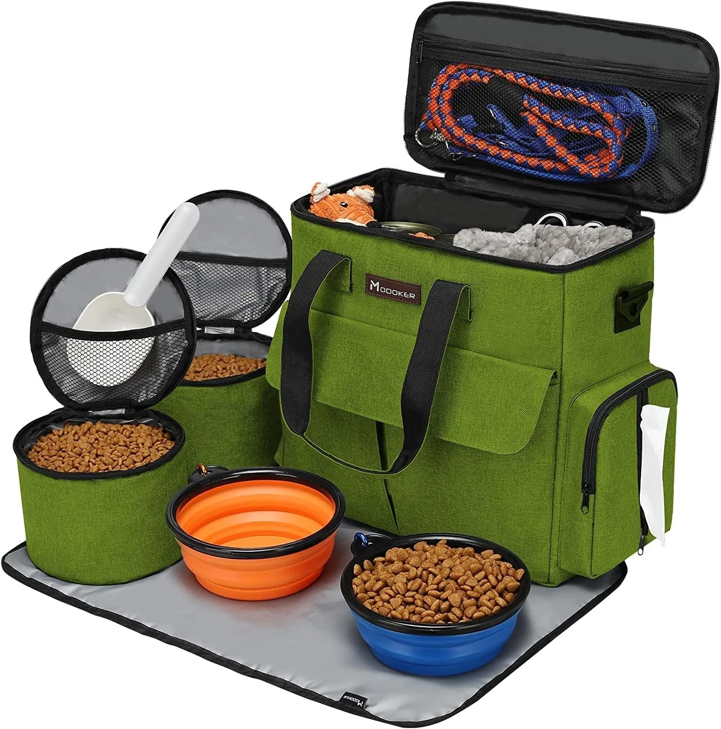 Modoker Weekend Pet Travel Set – Airline Approved Dog Travel Bag Kit