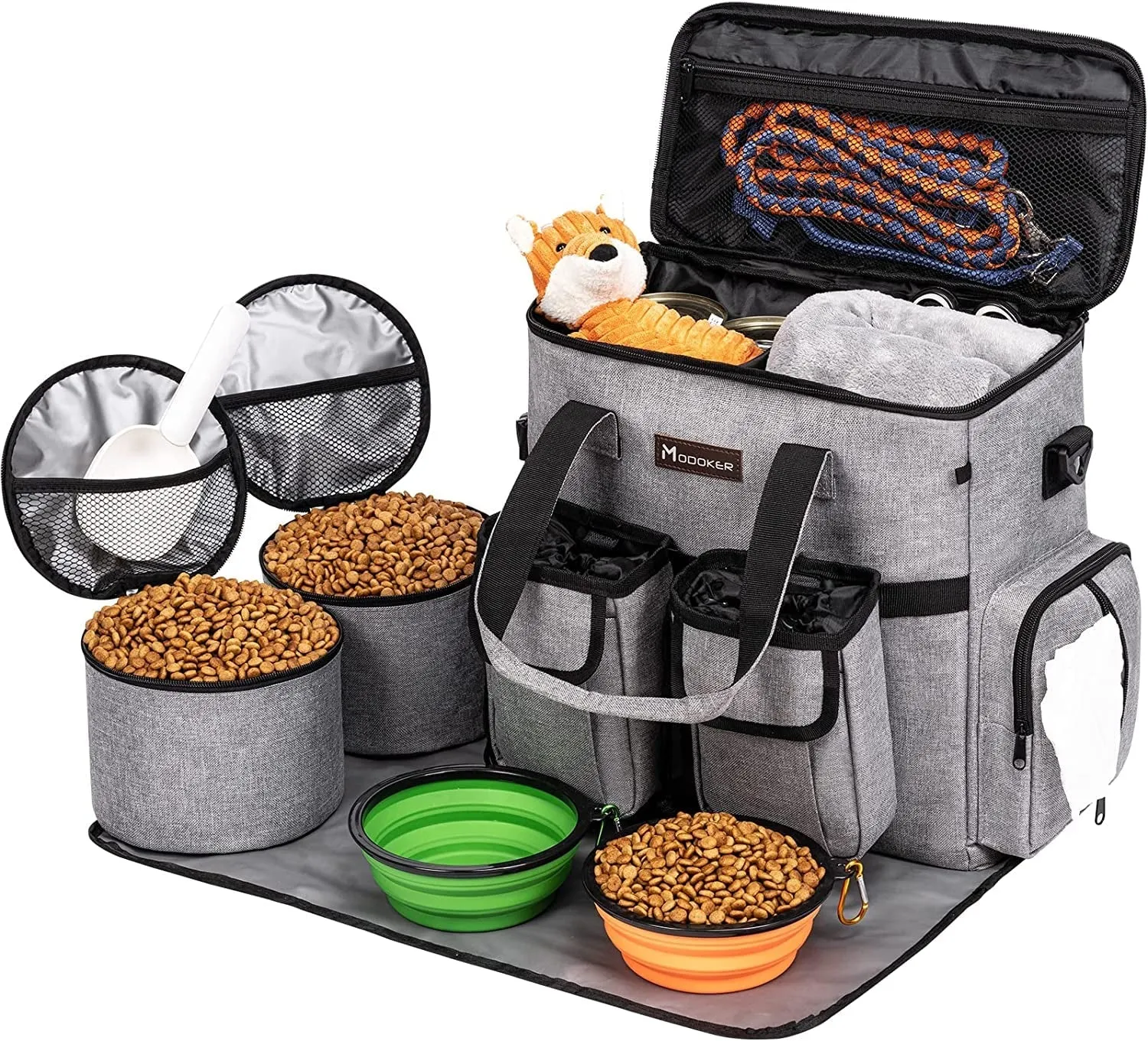 Modoker Weekend Pet Travel Set – Airline Approved Dog Travel Bag Kit
