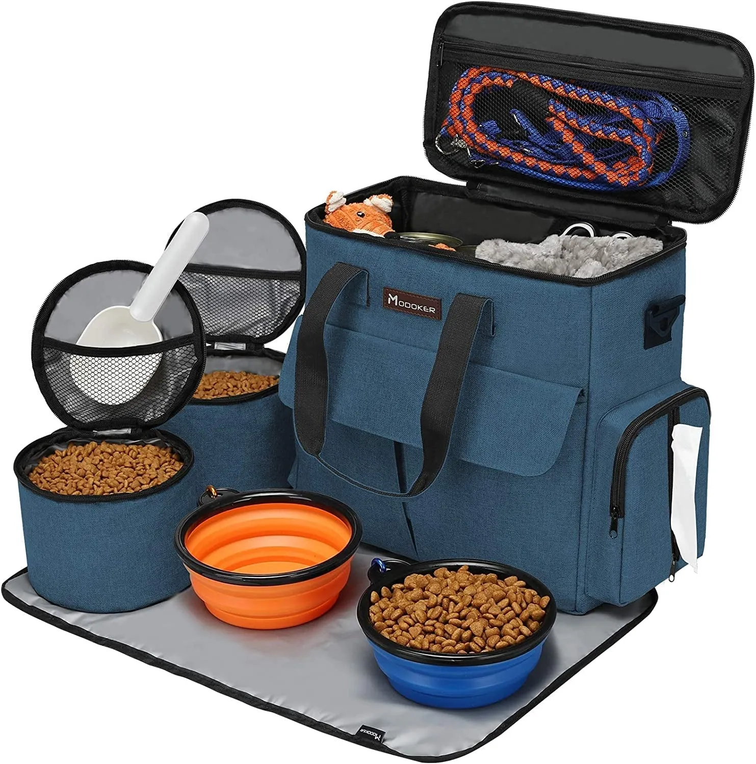 Modoker Weekend Pet Travel Set – Airline Approved Dog Travel Bag Kit