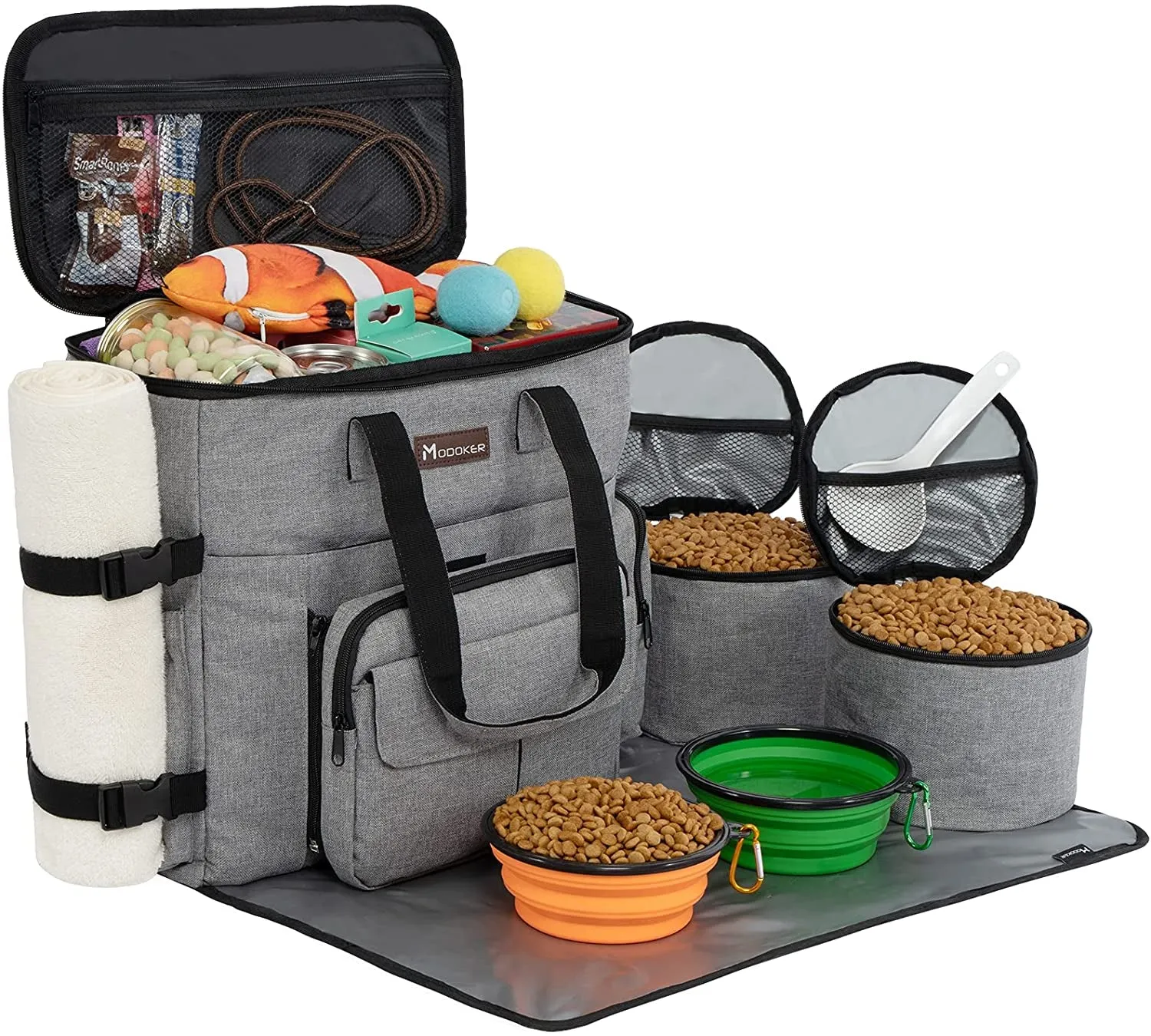 Modoker Weekend Pet Travel Set – Airline Approved Dog Travel Bag Kit