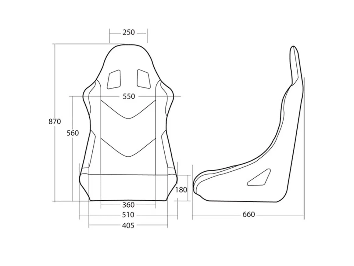 Monaco Pro Seat: 4 color options