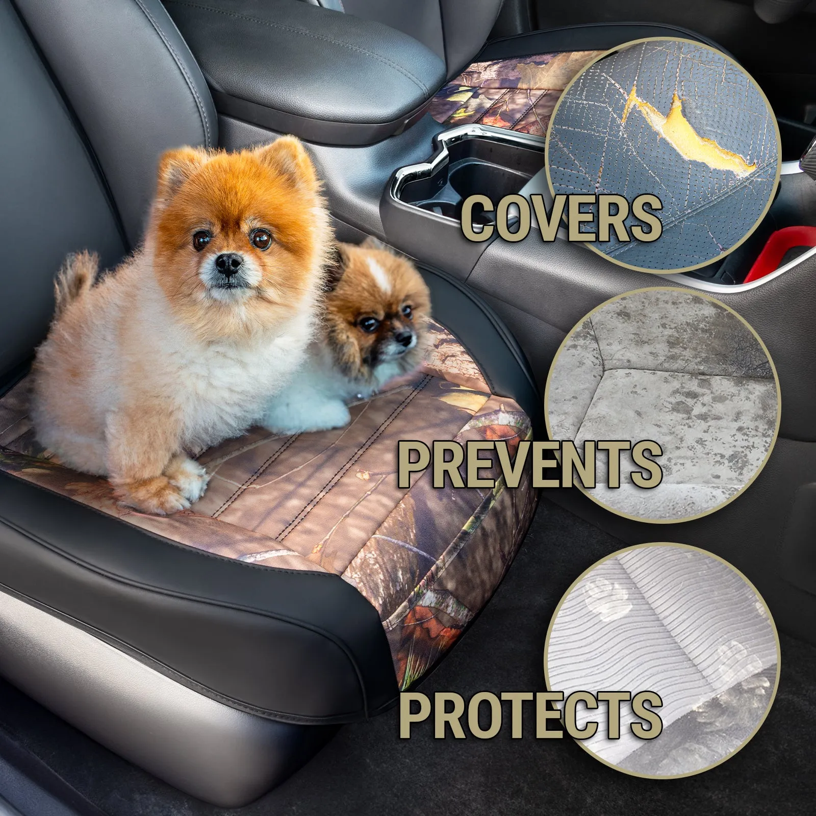 Mossy Oak Camo Car Seat Covers Cushion