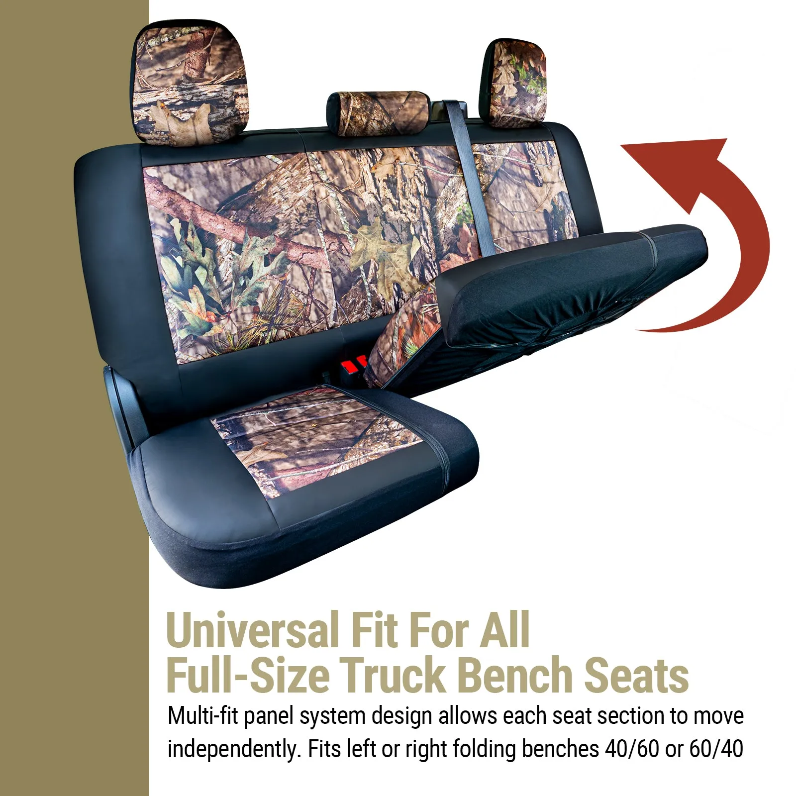 Mossy Oak Truck Bench Seat Cover for Trucks