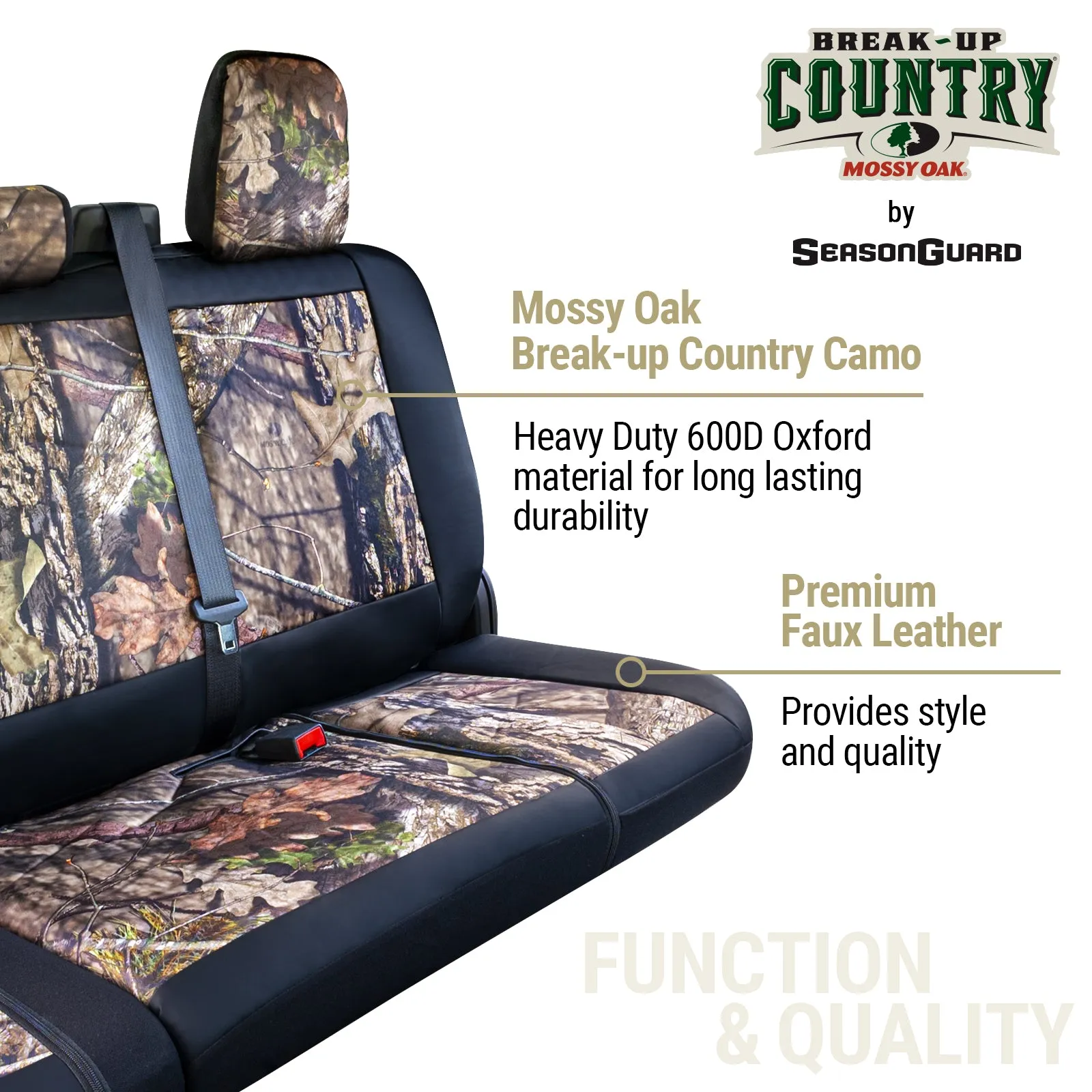 Mossy Oak Truck Bench Seat Cover for Trucks