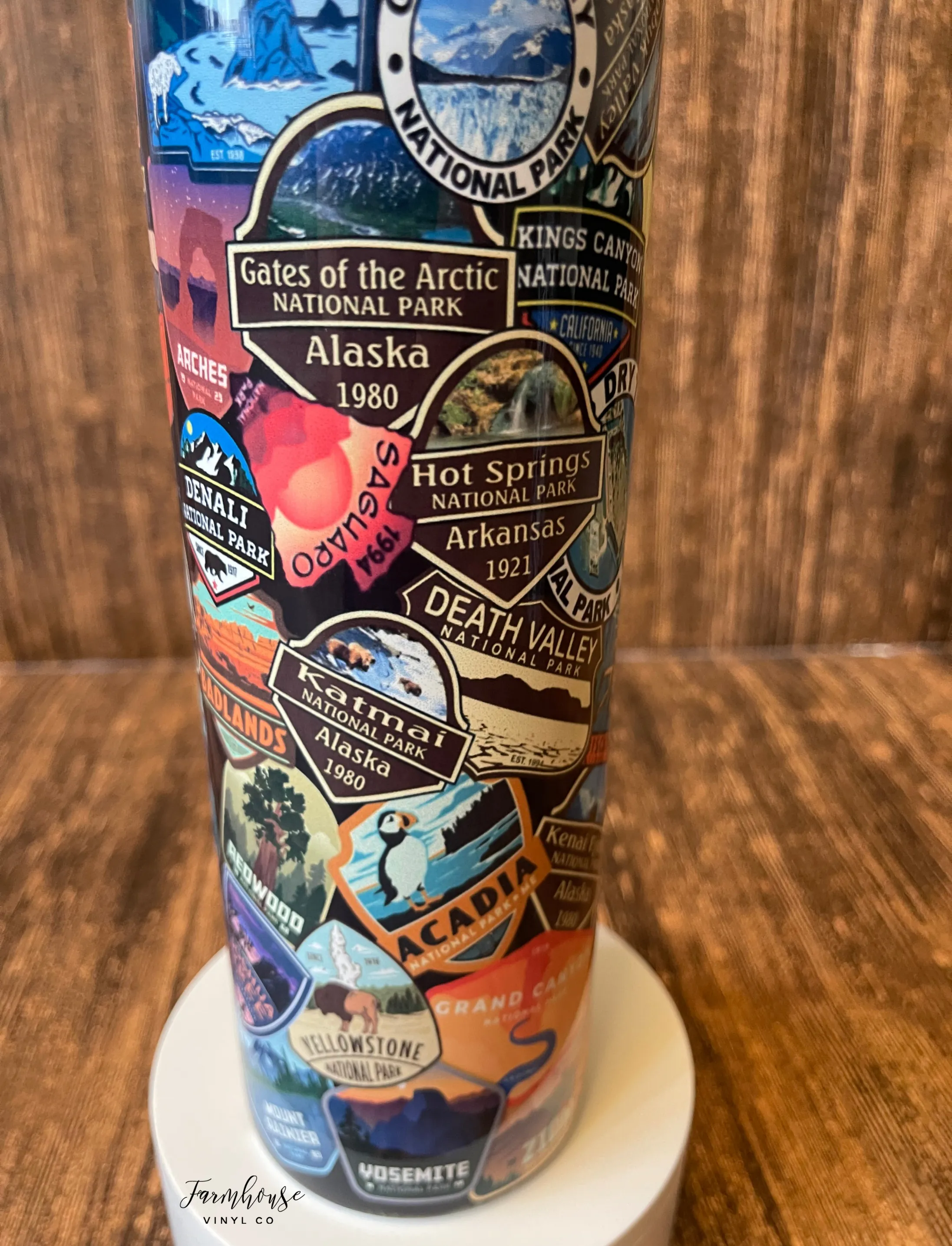 National Parks Stickers Tumbler