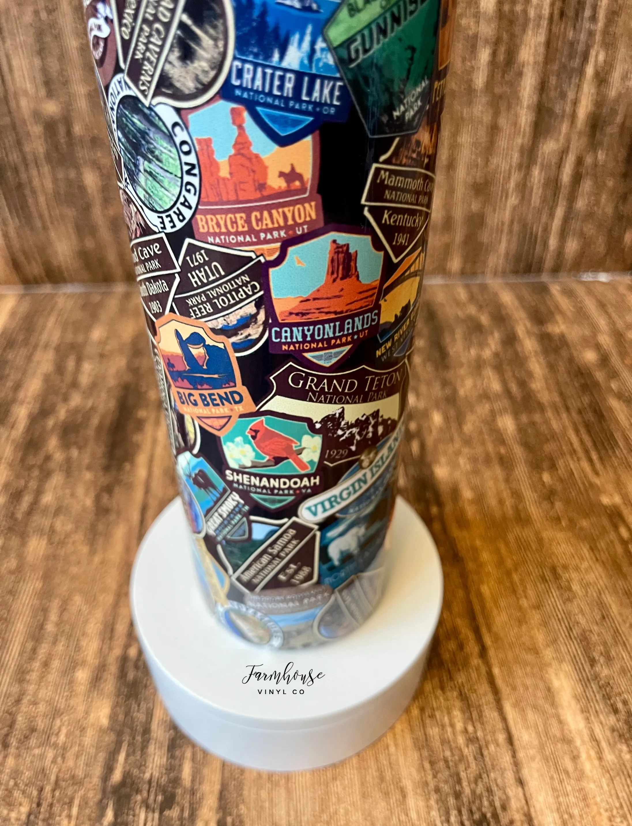 National Parks Stickers Tumbler