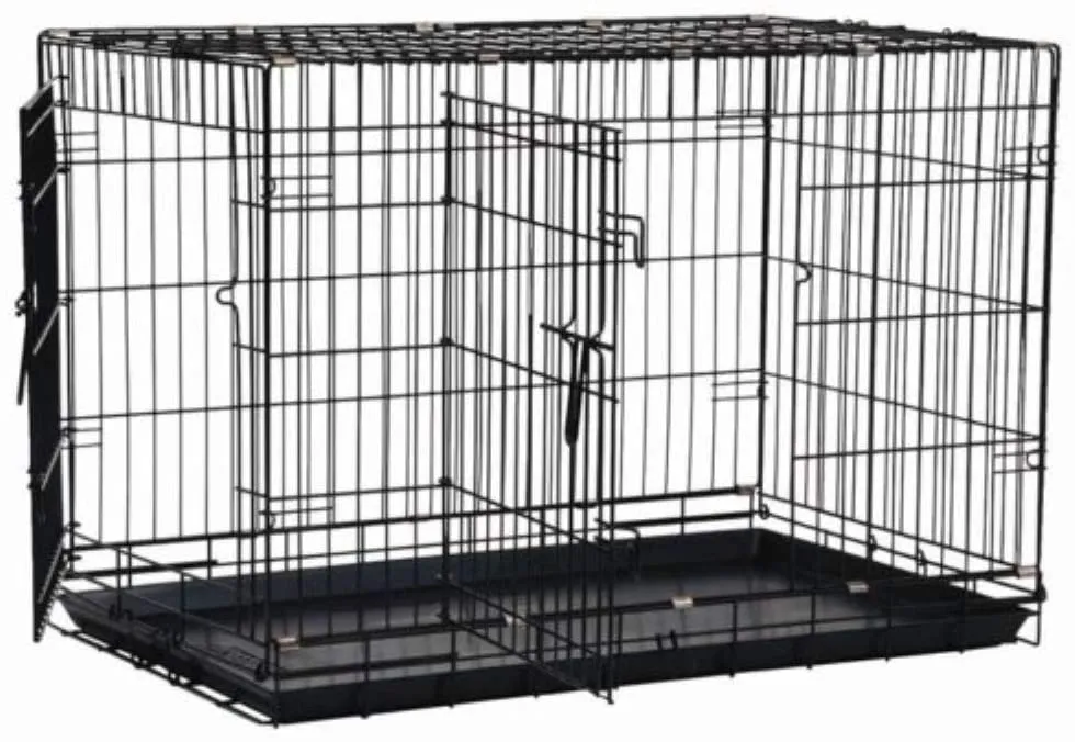 New in box! Precision Pet Black Great Crate 2 Door 42-Inch x 28-Inch x 31-Inch! Retails $170 
