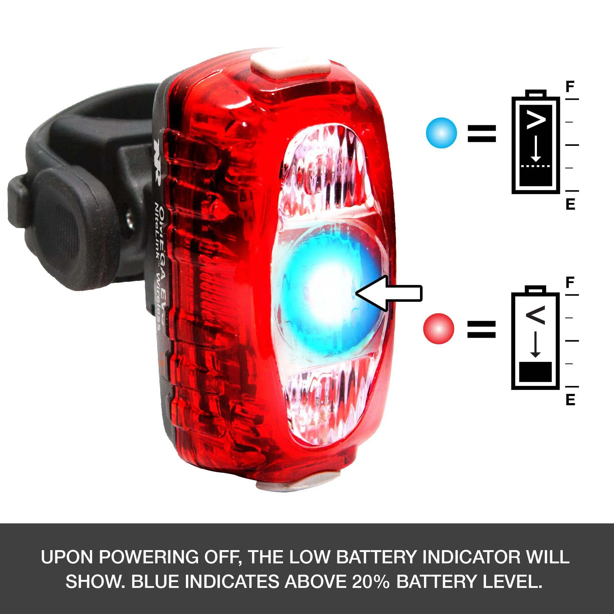 Omega™ 330 EVO Bike Taillight with NiteLink™
