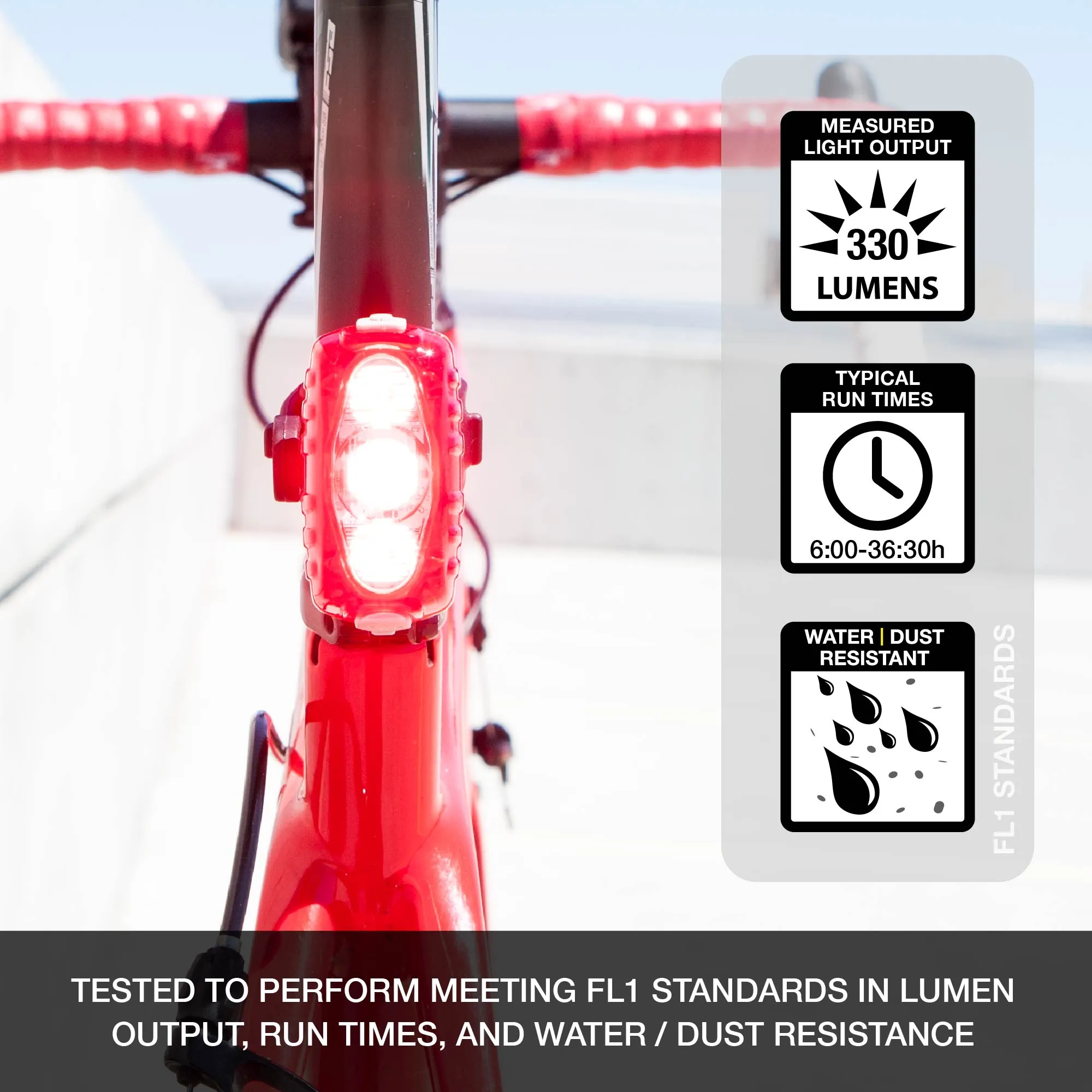 Omega™ 330 EVO Bike Taillight with NiteLink™