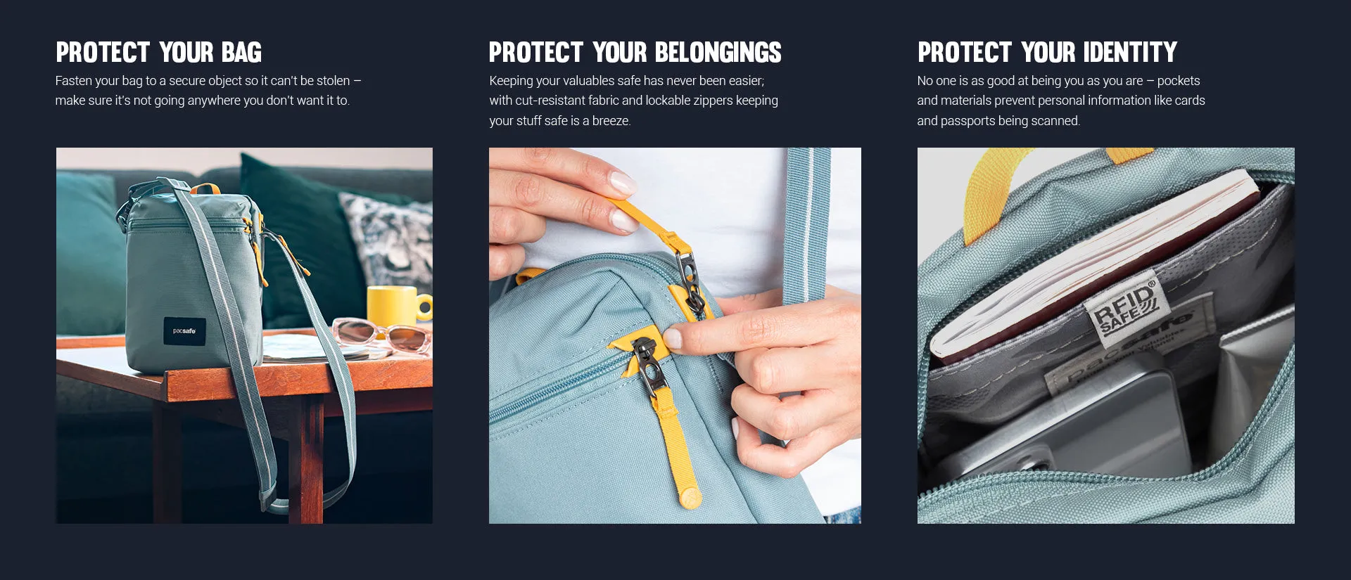 Pacsafe Go Anti-Theft Festival Crossbody Bag