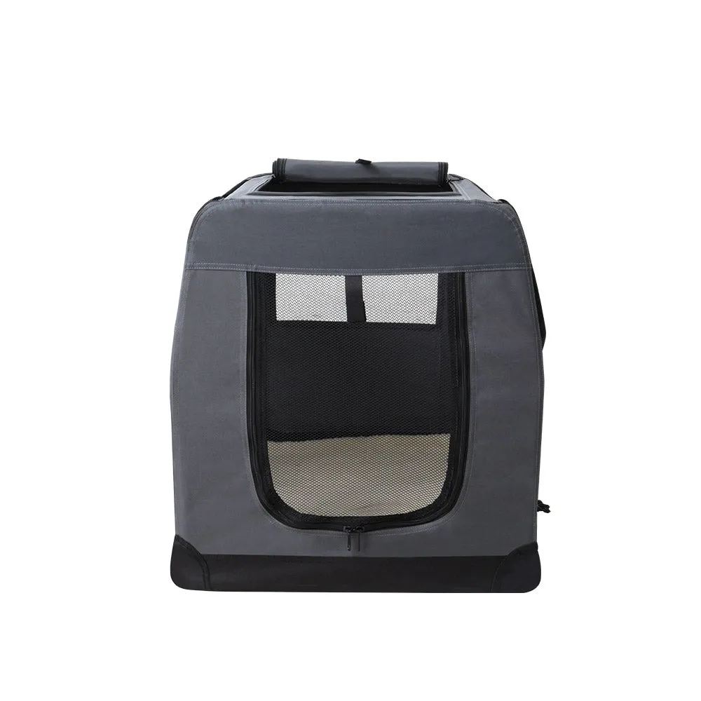 Pet Carrier Soft Crate Dog Cat Travel Portable Cage Kennel Foldable Car Medium