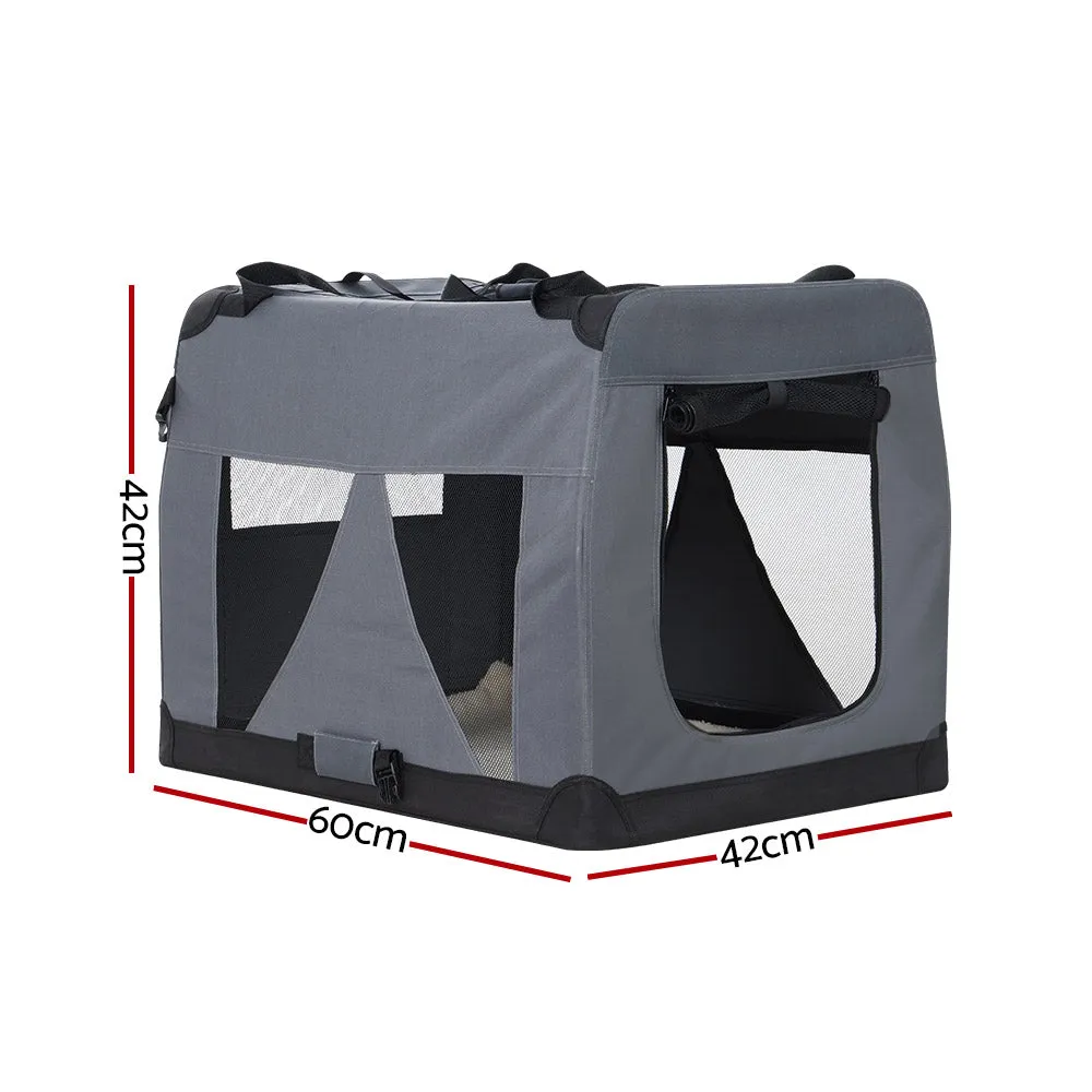 Pet Carrier Soft Crate Dog Cat Travel Portable Cage Kennel Foldable Car Medium