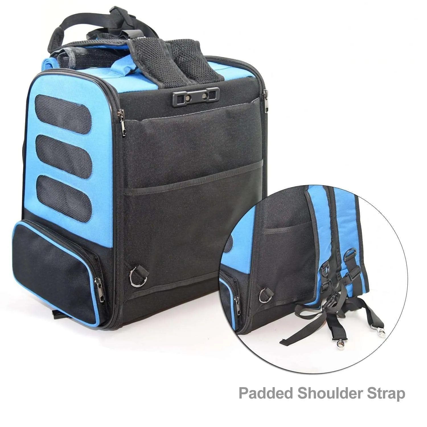 PetFlyer Pro™ 4 Wheels Pet Travel Carrier, Backpack Straps