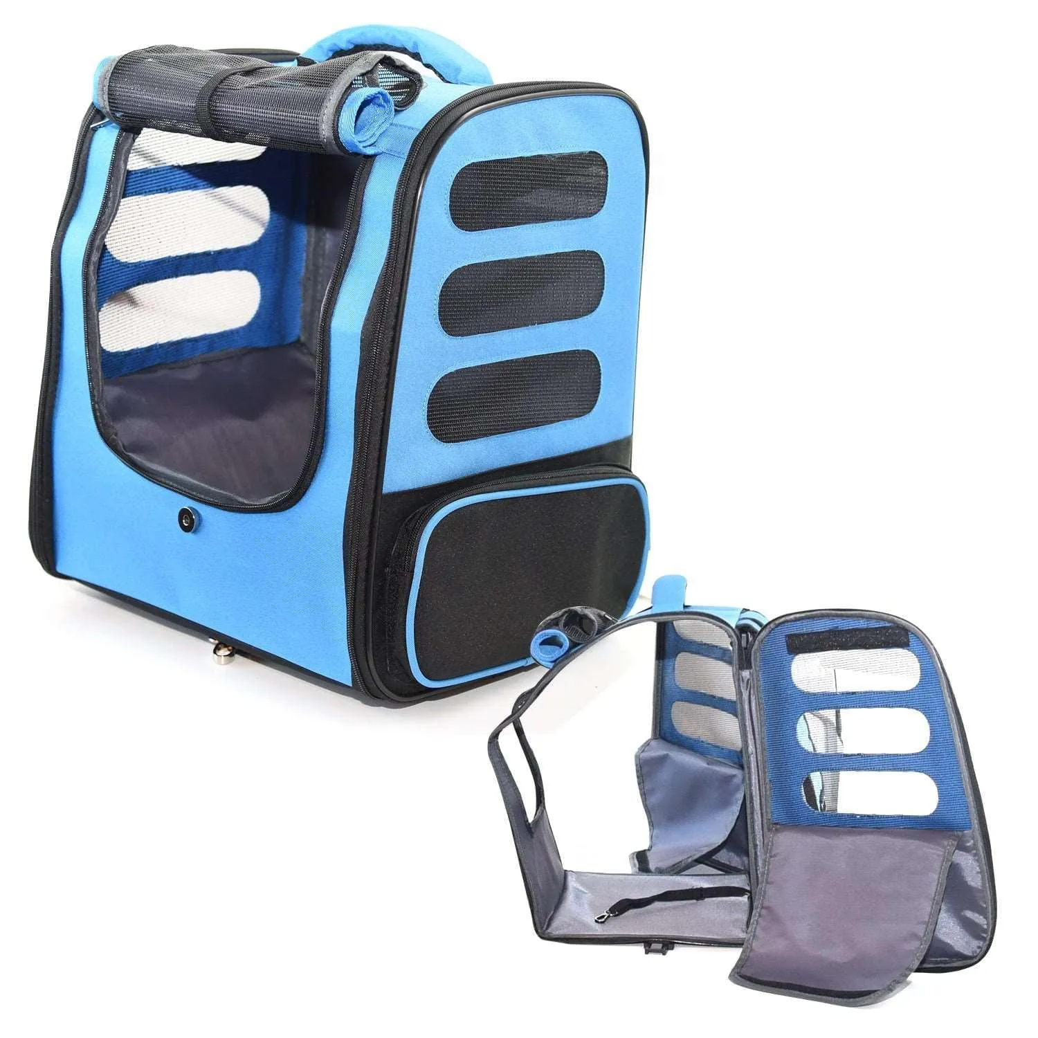 PetFlyer Pro™ 4 Wheels Pet Travel Carrier, Backpack Straps