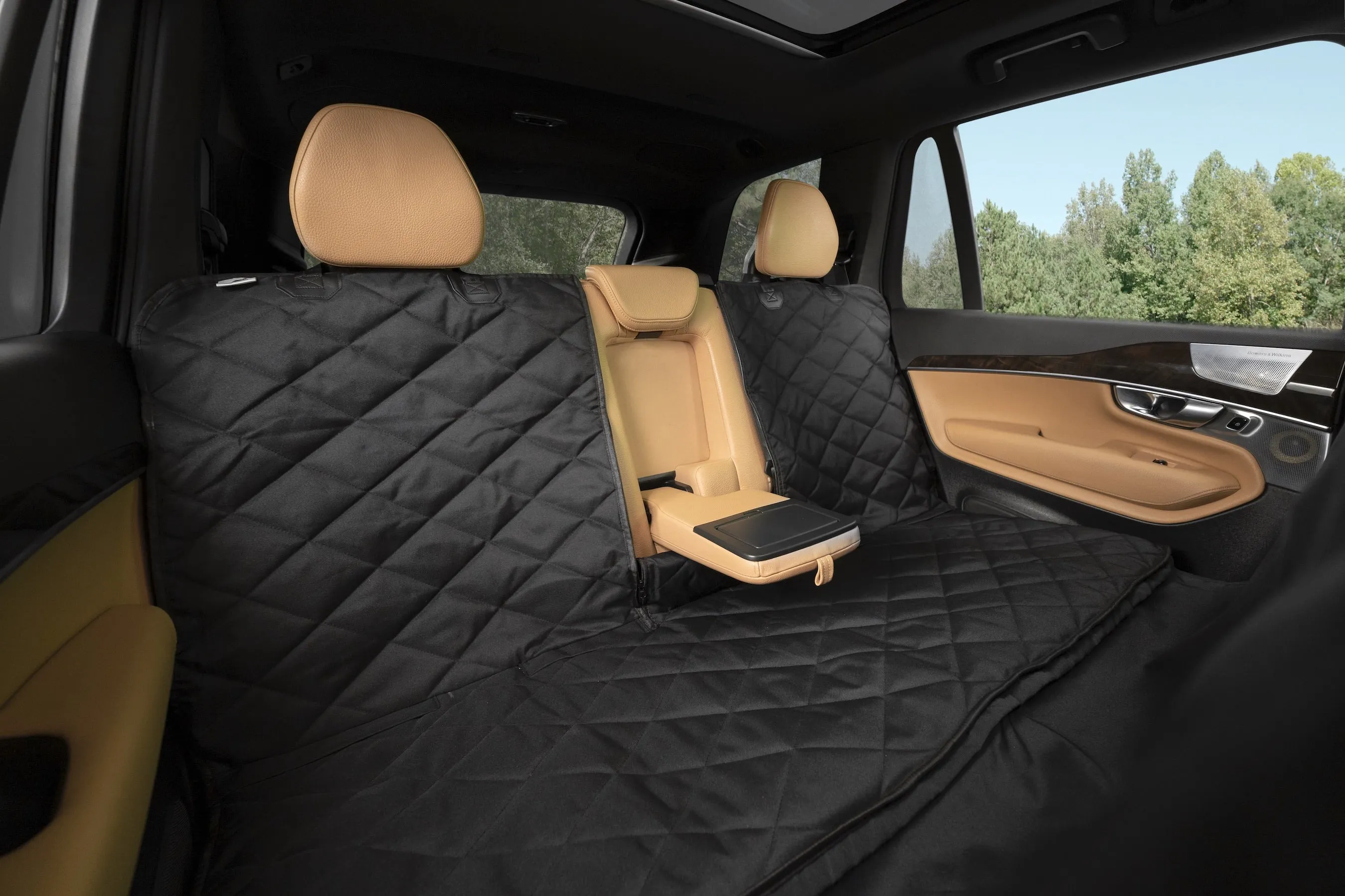 Plush Paws Premium Convertible Rear Pet Seat Cover